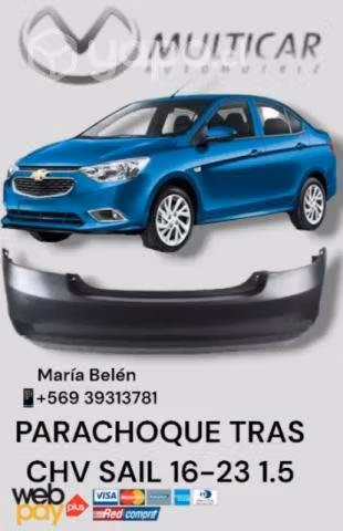 Parachoque trasero sail 17-23 1.5