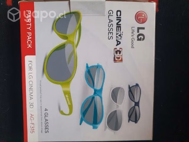 Led tv LG 3D 55' + 4 lentes