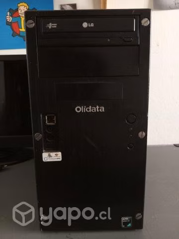 PC OLIDATA antiguo - Monitor y Torre para DESARME