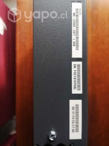 Switch CISCO Catalyst WS 2960 usado impecable - Imagen 3
