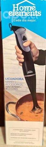 Licuadora mano + accesorios marca home elements - Imagen 2