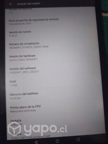 tablet Lenovo