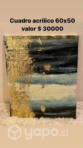 Cuadros lindos pintados en acrílico diseños únicos - Imagen 6