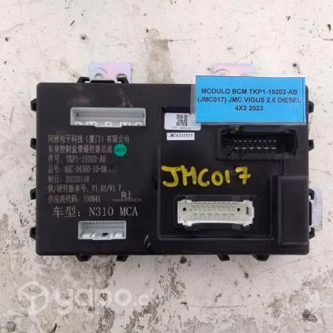 Modulo BCM TKP1-19202-AB (JMC017) JMC Vigus 2.5