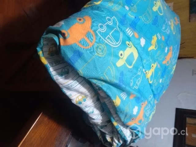 Cobertores reversibles para niño 1 1/2 plaza