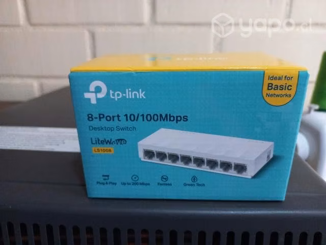 Switch Ethernet 8 puertos excelente funcionalidad