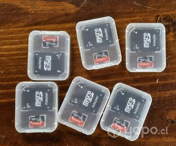 Tarjetas De Memoria MICRO SD 256 GB + ADAPTADOR