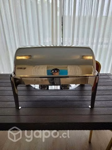 Set CHAFFER / CHAFFING Acero Inoxidable TAPA ROLL