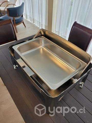 Set CHAFFER / CHAFFING Acero Inoxidable TAPA ROLL - Imagen 5