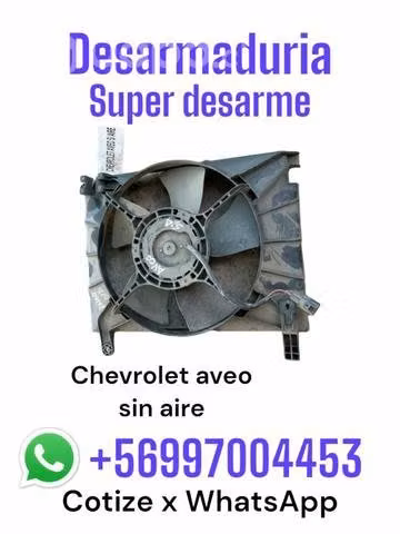 El otro ventilador Chevrolet avevo sin aire