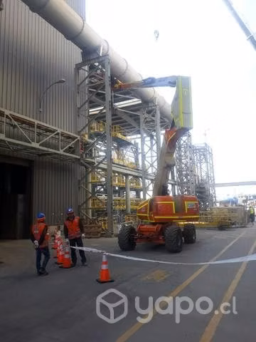 Brazos articulados y plataformas tipo tijeras
