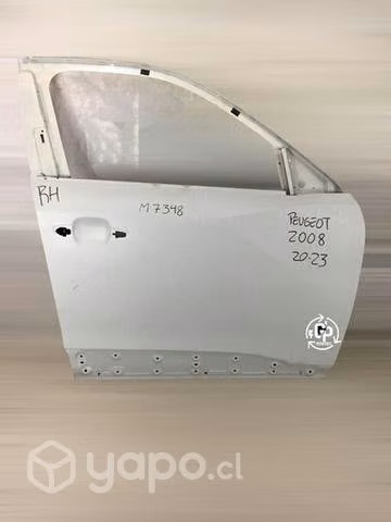 Puerta delantera rh peugeot 2008 2020-2023