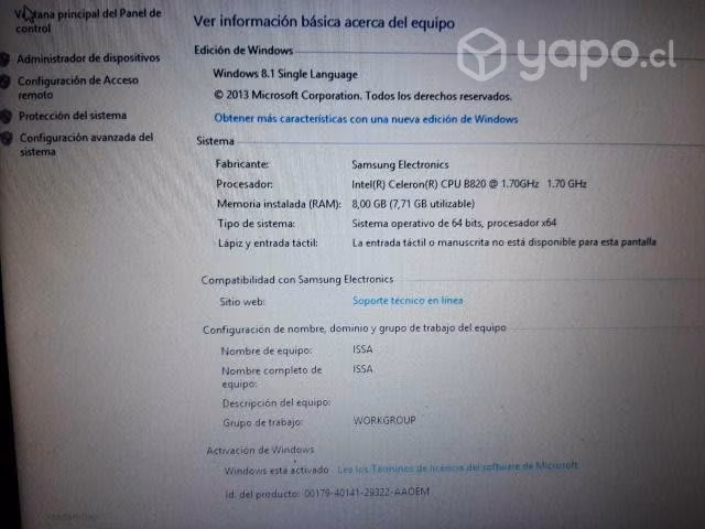 Computador samsung u tech
