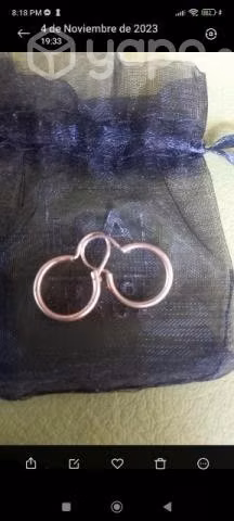 Aros niña y anillo figura elefante
