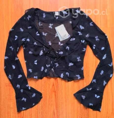Cardigan de malla mariposa H&M