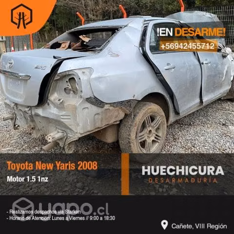 Cremallera Alzavidrio Toyota New Yaris