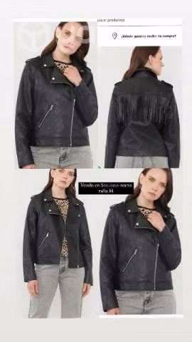 Chaqueta ecocuero