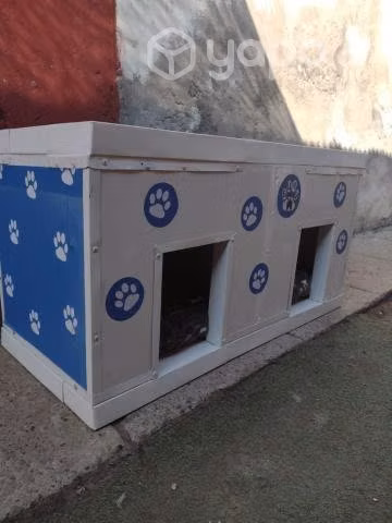 Casa doble para mascotas, raza pequeña o gatos
