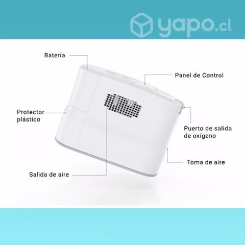 Concentrador de oxigeno portatil Kingon P2