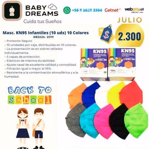 Mascarillas Infantiles y Adultos