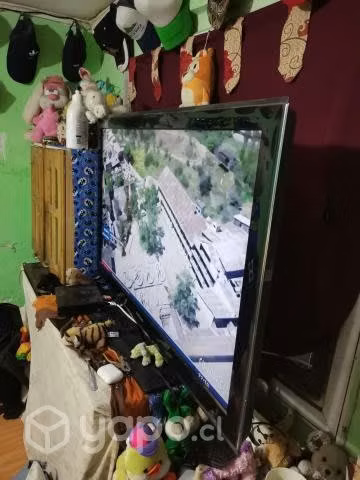 Plasma de 46 pulgadas con control remoto LCD