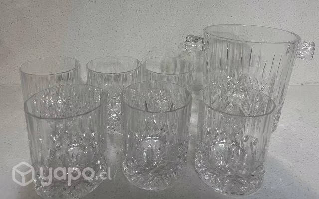 Juego Hielera + 6 vasos Whisky de cristal RCR - Imagen 3