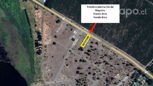 Venta de terreno comercial de 2.000 m2 en quillon
