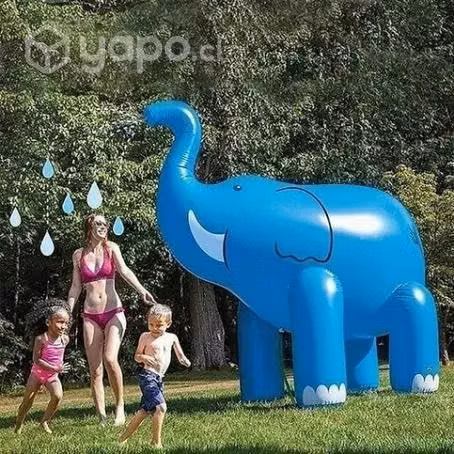 Elefante Con Rociador De Agua Inflable