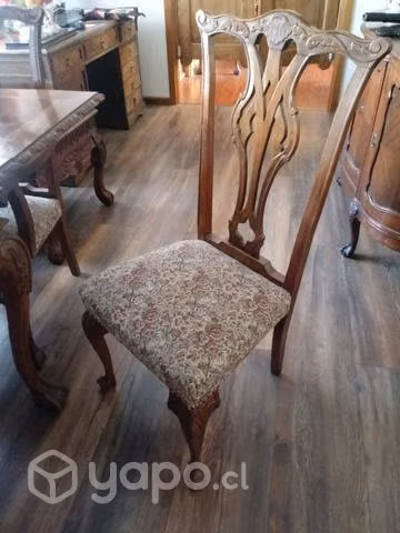 Juego comedor chippendale