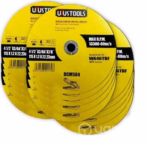 100 discos de corte de 4 y 1/2