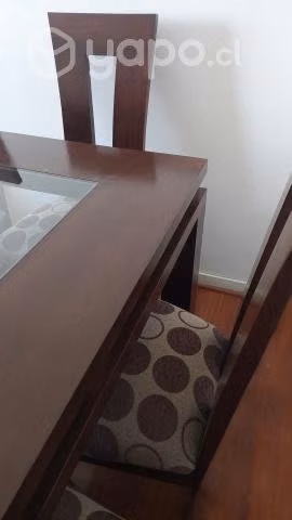 Hermoso Comedor Caoba 6 sillas NUEVO - Imagen 2