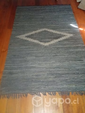 Alfombra Cuero gris marengo