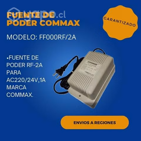 Fuente de poder commax