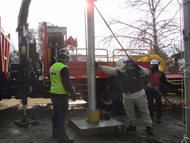 Instalación bomba sumergible con tablero para pozo
