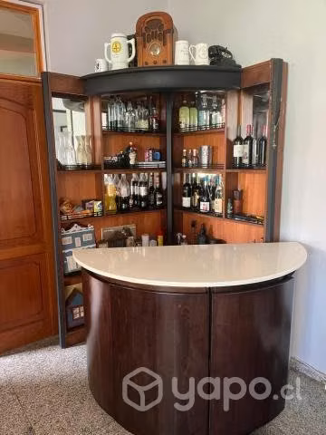 Mueble tipo buffet con Quarzo blanco