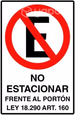 Letrero No Estacionar (LATA)