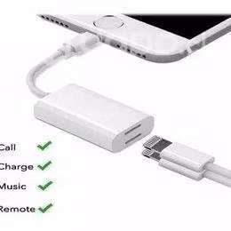 Adaptador Y Cargador Compatible iPhone X 7 8 8 Plu - Imagen 2