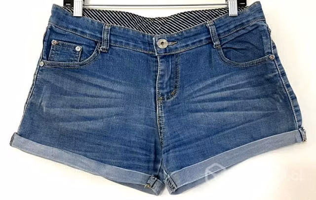 Short Elástico Marca Vpaiha Talla 40 Azul Usado
