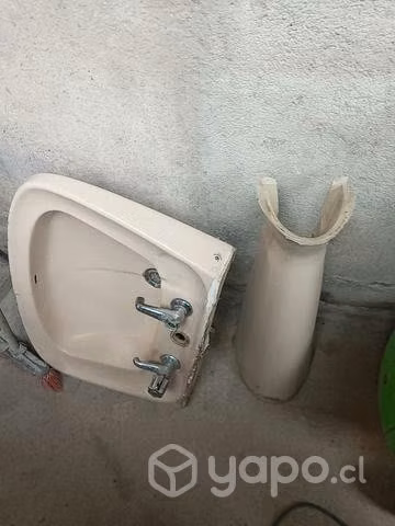 Lavamanos y pedestal buen estado