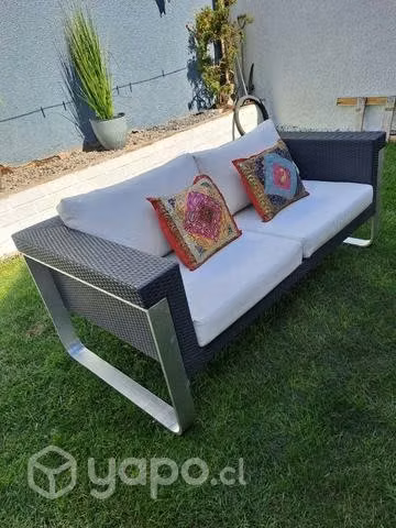 Sofá terraza ratan