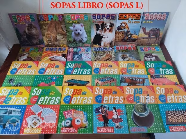 Sopas de letras, puzzle, sudoku, cruzadas, pintar
