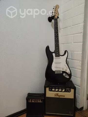 Guitarra y amplificador