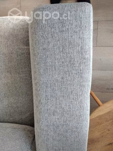 Sillón Seccional gris usado impecable - Imagen 3