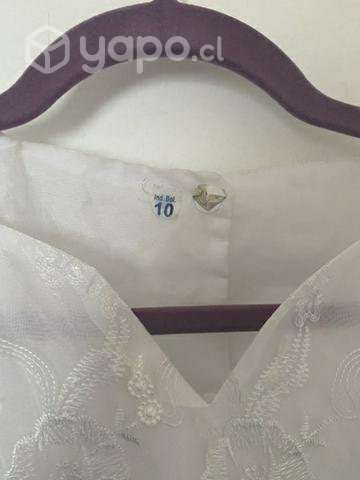 Vestido blanco bautizo comunión - Imagen 4