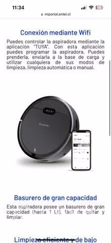 Aspiradora robot pureatic