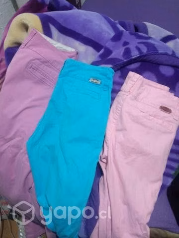 Pantalones colombianos ,usados los tres por 15 mil