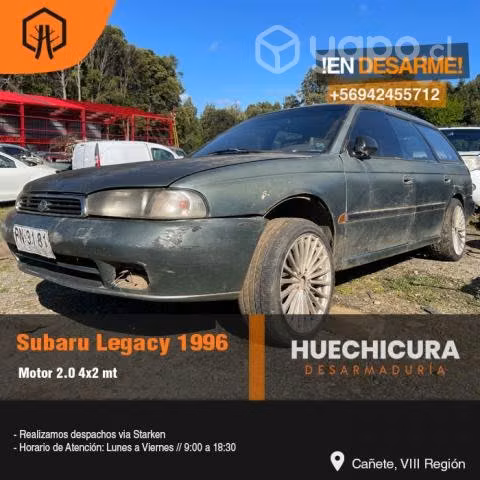 Pedalera Subaru Legacy 2.0 MT 4x2 1996