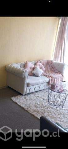 Sofá Blanco invierno chesterfield - Imagen 4