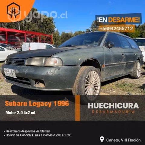 Cinturón Subaru Legacy 2.0 MT 4x2 1996