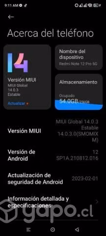 Celular Xiami redmi note 12 pro 5g 256g doble chip - Imagen 4
